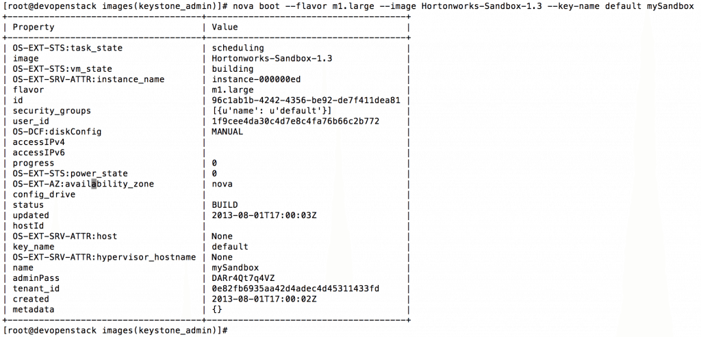 Install Hadoop on OpenStack